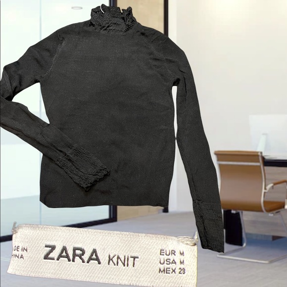 🍀2/20 Zara long sleeve top✨🛍 - Picture 1 of 1